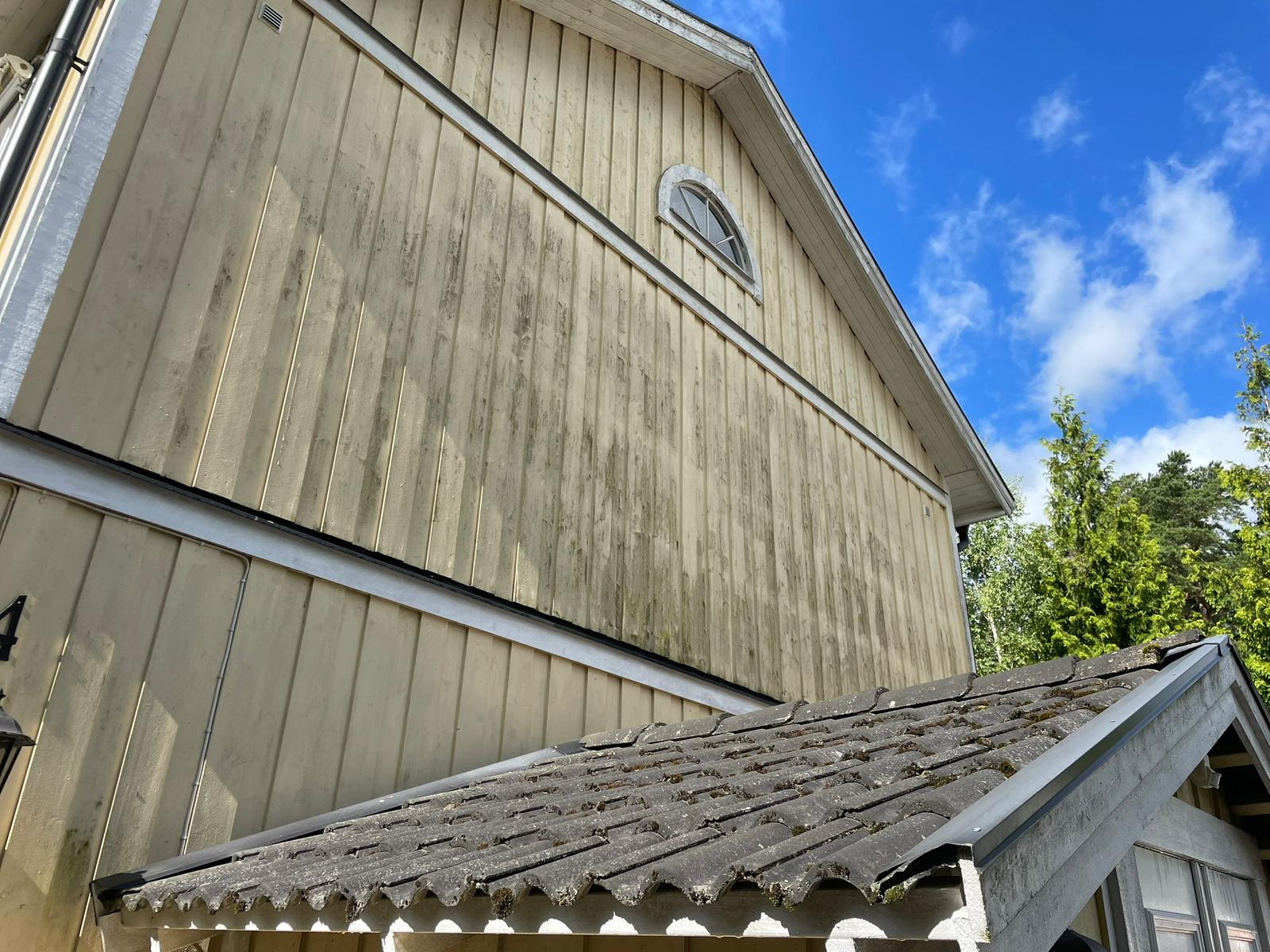 Panelfasad – före