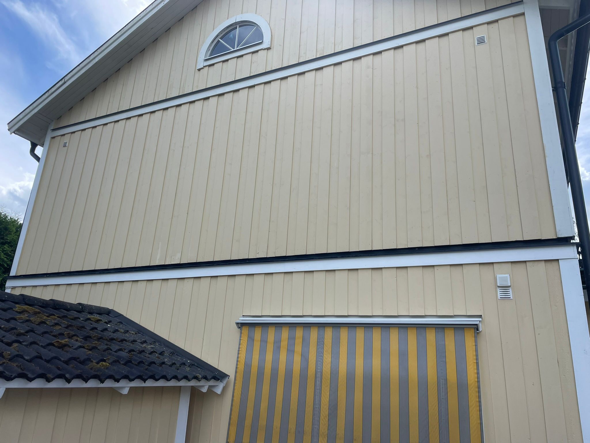 Träfasad – efter